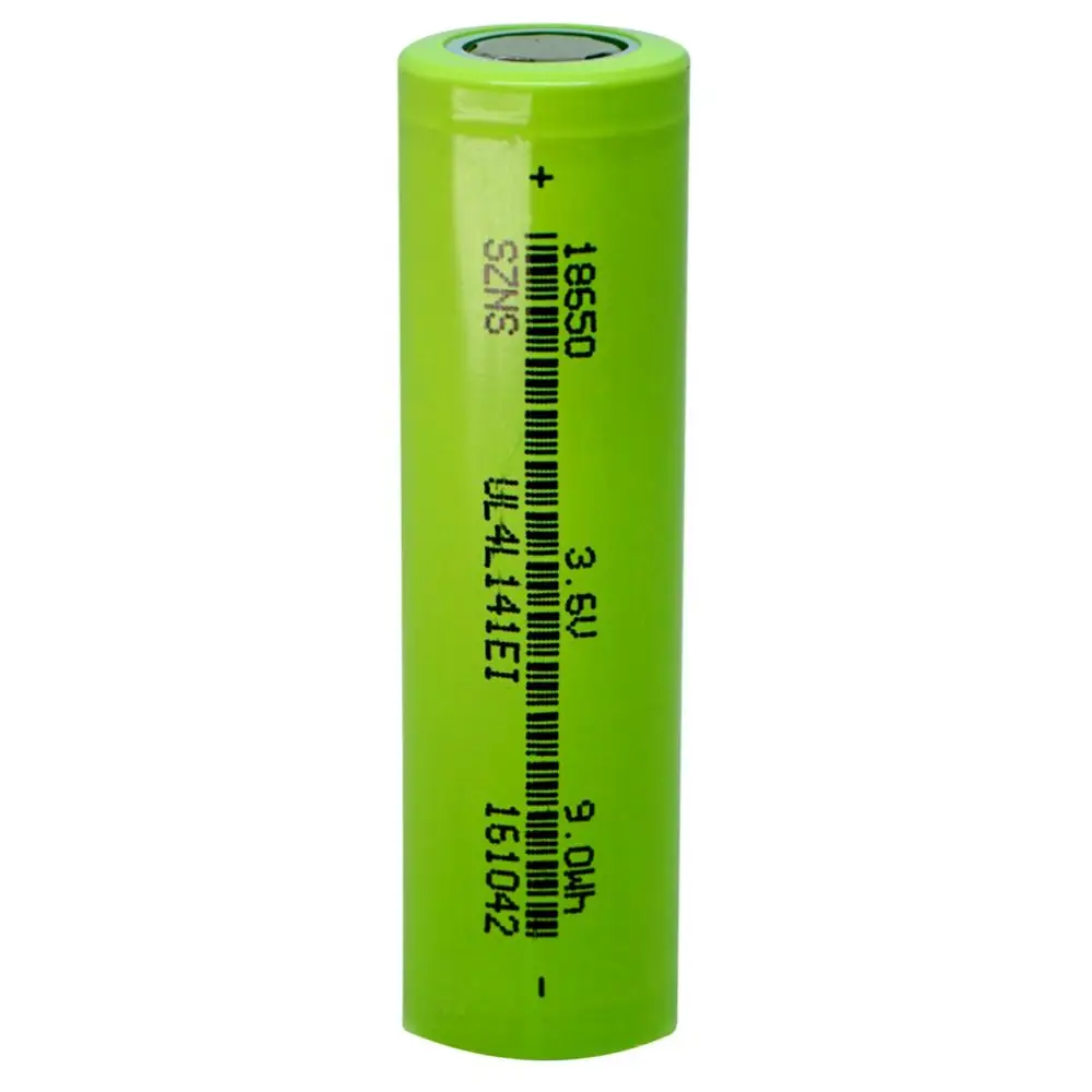 1 шт. 18650 2500mah 3 6 V 2C 9.0WH UL4L141EI литий ионная плоская аккумуляторная батарея INR