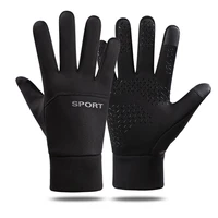 cycling gloves for couplesskiing in autumn and winter to keep warm polar fleece riding non slip touch screen ridding gloves