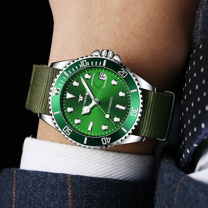 

2021 Leisure Luxury Brand Mechanical Watch Men's Automatic Watch Male Clock Automatic Date Men's Watch Luminous Watch Sports