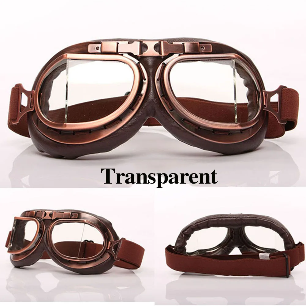 Ретро мотоциклетные очки Винтаж Мотокросс классические ATV велосипед УФ защита