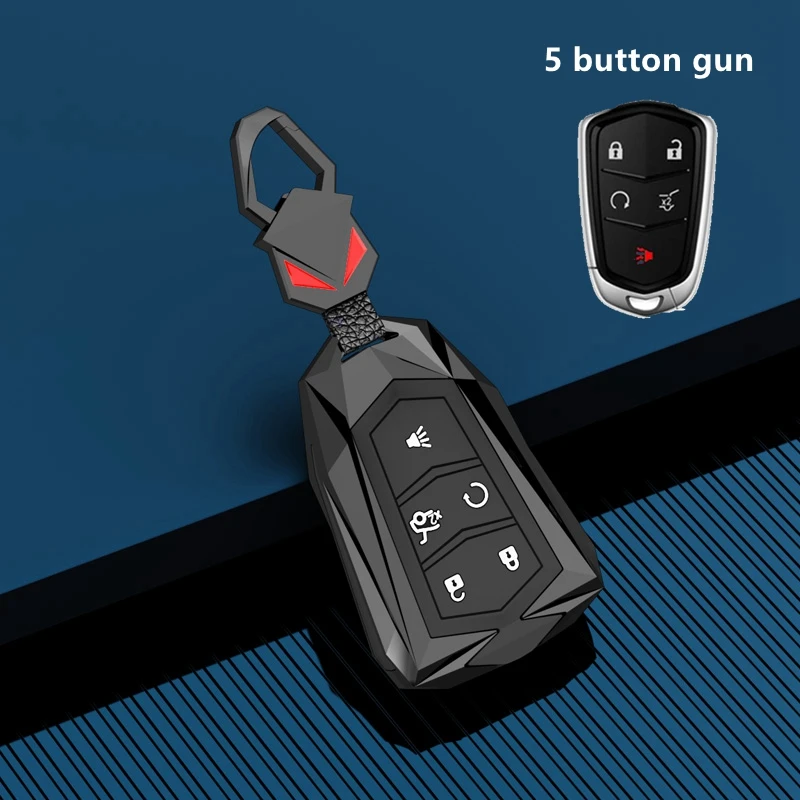 

Car Metal Key Case Holder Chain For Cadillac ATS CT6 CTS DTS XT5 Escalade ESV SRX STS XTS ELR Auto Accessories