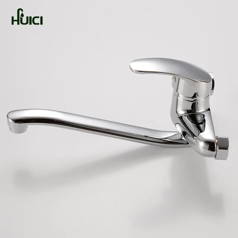 

Hui porcelain copper into the wall sink hot and cold water tap single laundry pool kitchen pot mop tap.