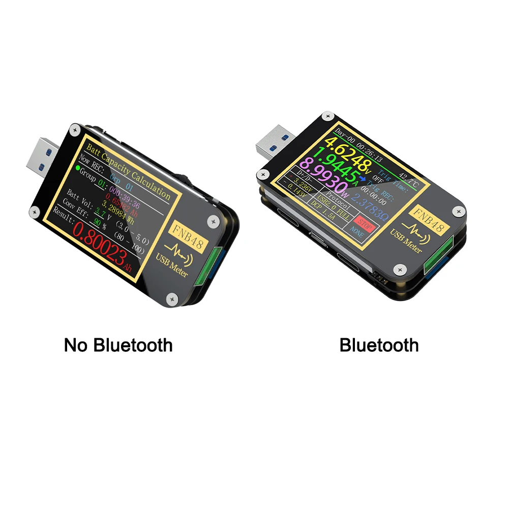 FNB48 usb-тестер Быстрый зарядный детектор метр Ёмкость высокое Скорость Вольтметр