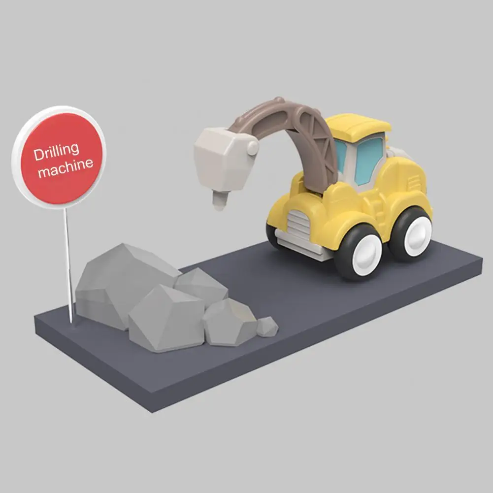 

Push to Slide Kids Toy Broken-proof Functional Road Rollers Truck Toys Walking Road Rollers Toys for Boy