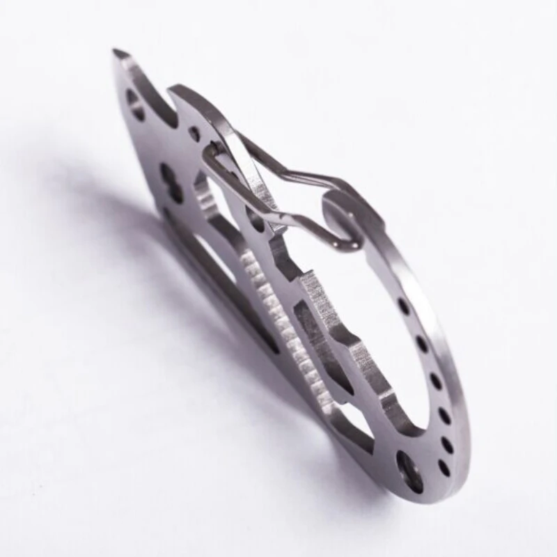 

Camping Hiking Stainless Steel Key Chain Outdoor Tools Portable Pocket Multifunctional Tool With Key Clip