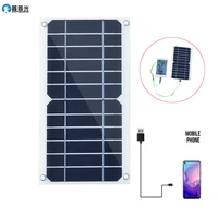 portable solar panel 5w 6v 12v mini solar battery charger 5v usb mobile phone power bank light outdoor hiking camping waterproof