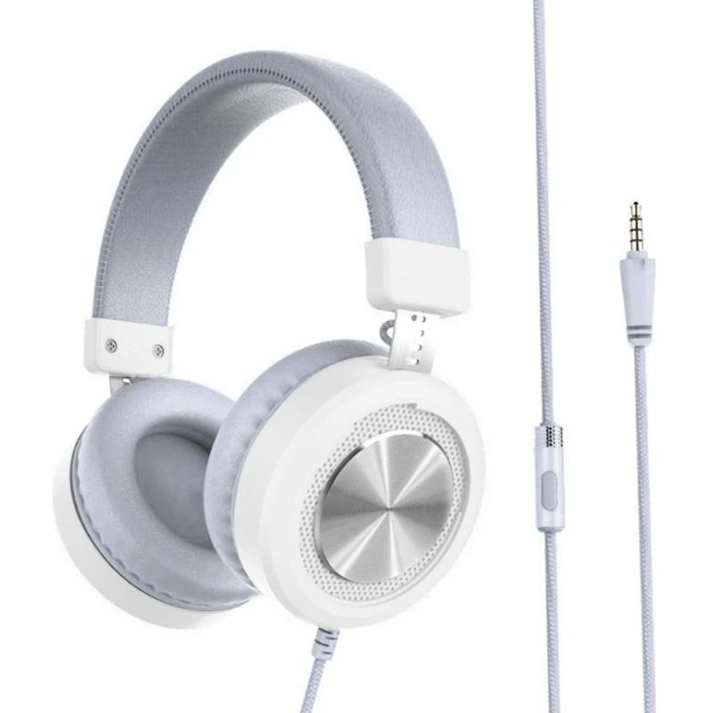 

B2RC 3.5mm Computer Headset with Microphone Lightweight PC Headset Professional Wired Headset Stereo