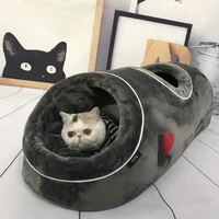 funny winter warm pet cat bed house mat for cats bed cave tunnel sleeping bag dog beds house for cats pet products accessories
