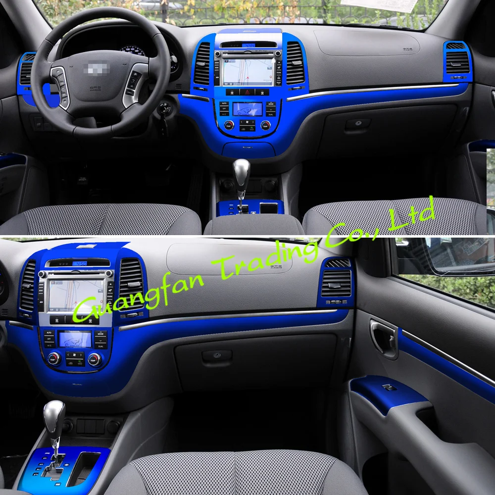 

For Hyundai SantaFe 2006-2012 Self Adhesive Car Stickers Carbon Fiber Vinyl Car stickers and Decals Car Styling Accessories