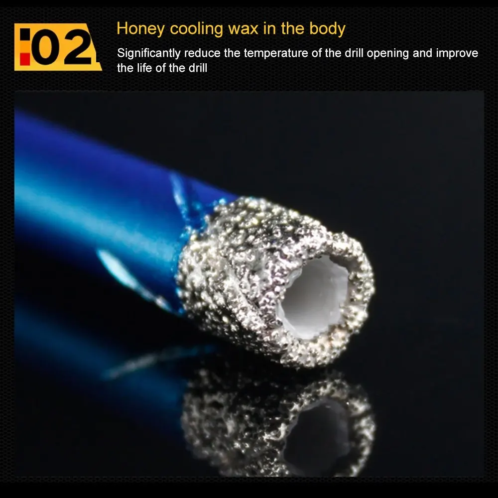 65 мм Алмазное покрытие для сухого сверления полированная пила отверстий в плитке