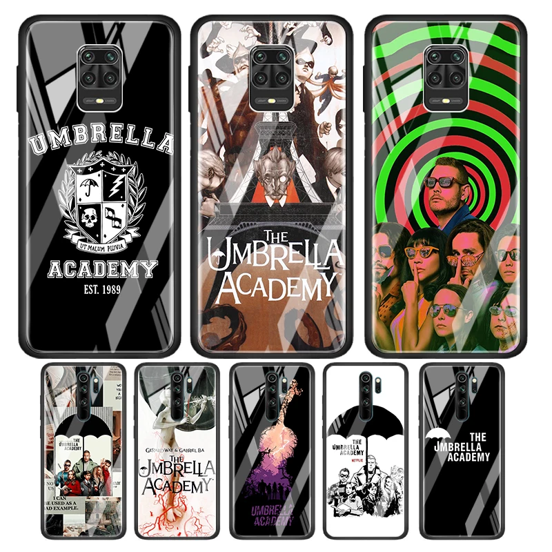 

The Umbrella Academy Tempered Glass Cover For Xiaomi Redmi Note 10 10S 9 9T 9S 8T 8 9A 9C 8A 7 Pro Max Phone Case