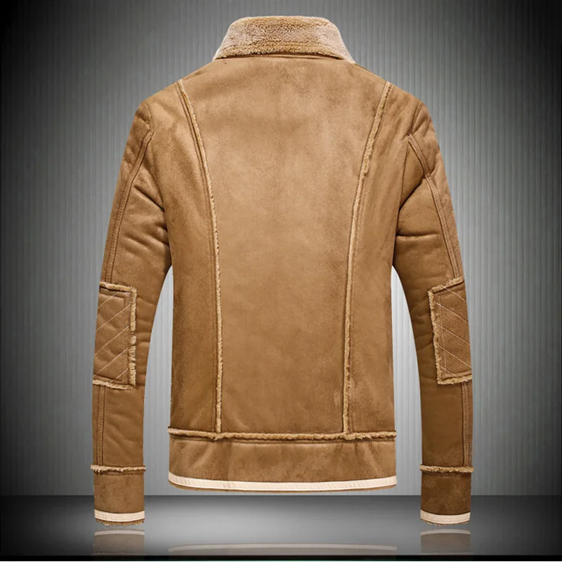 

Man fur one M - 5 x plus velvet coat lapel faux suede