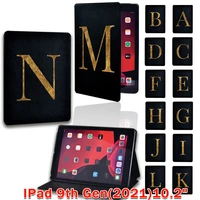 tablet case for ipad 10 2 inch 9th generation 2021 pu leather foldable stand cover case for apple ipad 9 cover