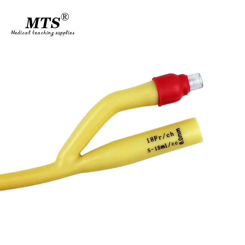 Медицинский катетер MTS 2-сторонний латексный Foley с силиконовым покрытием