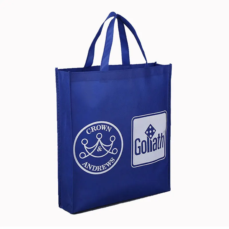 small MOQ 80gms non woven bag custom shopping tote pick your color make size add logo | Багаж и сумки