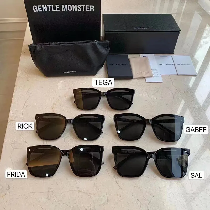 

GENTLE MONSTER Sunglasses Women 2021 For Men Luxury Designer Vintage UV400 Acetate Square Trending GM Brand Fashion Sun Glasses