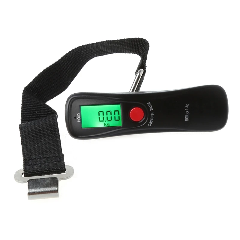 

50kg/10g Portable Electronic Digital LCD Travel Luggage Weight Hanging Scale New