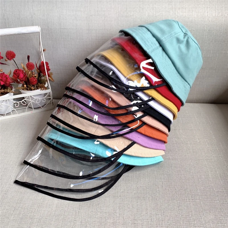 

Children boys girls Anti-Spitting Splash Bucket Cap Anti Foam Safety Face Protection Dust Droplet Splash Proof Fisherman Hat
