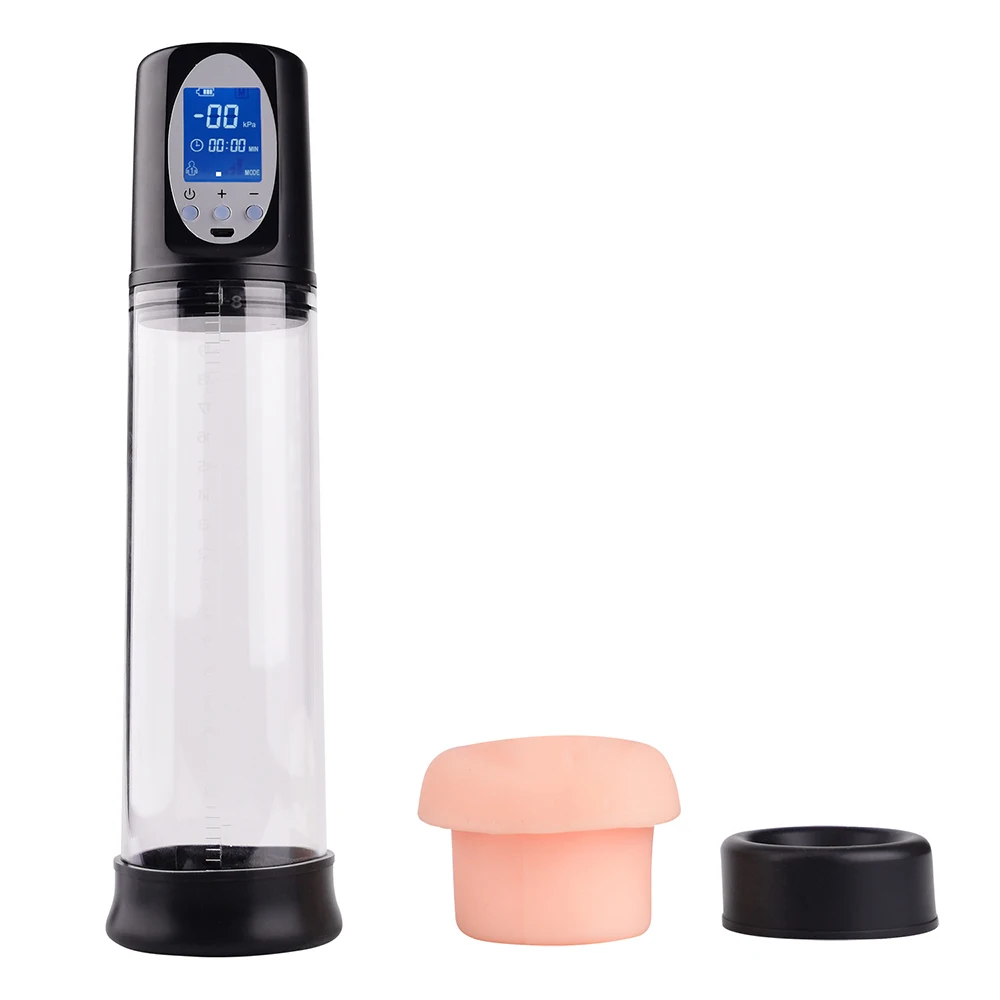 Электрический насос для увеличения пениса вибратор с USB-зарядкой автоматический