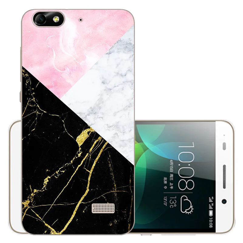 Чехол-книжка 5,0 дюйма для huawei Honor 4C, чехол CHC-U01, CHM-U01 чехол для huawei Honor 4C, мягкий силиконовый чехол для huawei G Play Mini - Цвет: ASSSGQ
