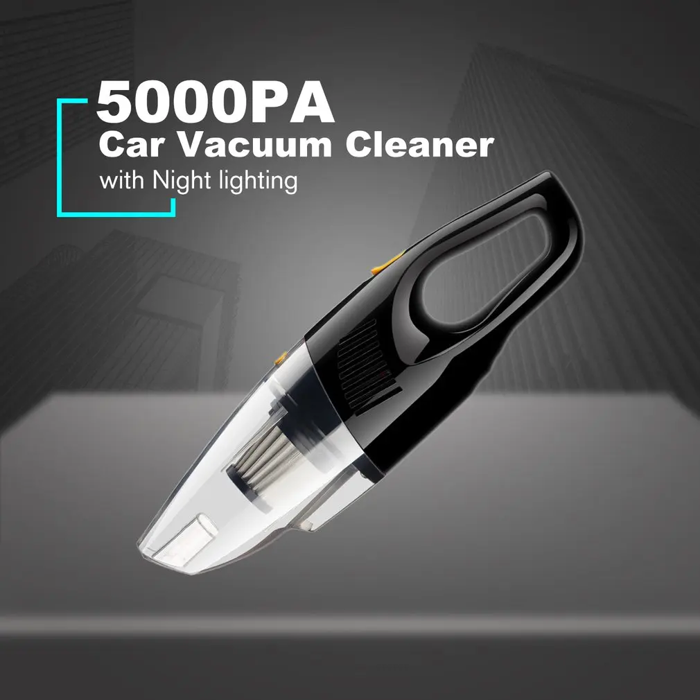 5000PA Сильный всасывания Мощность автомобильный пылесос фильтр DC 12 Вольт 120 Вт