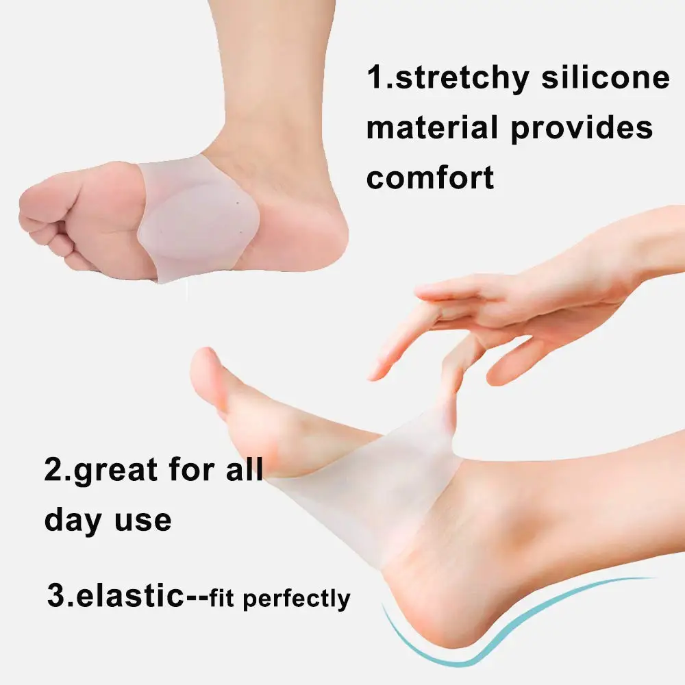 2 пары стельки для обуви ортопедические арки ног поддержки стопы плоскостопие