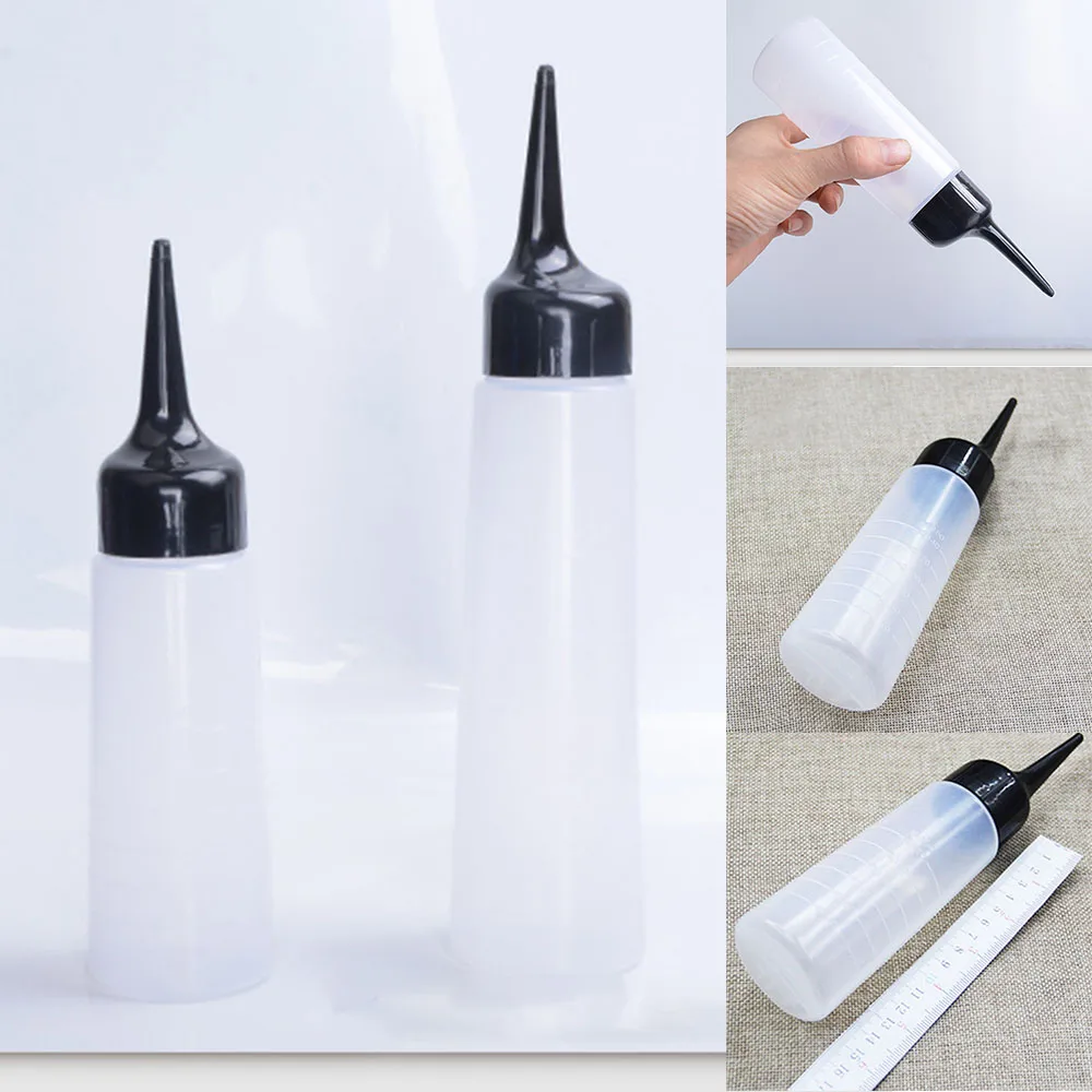 

150/250ml Salon Hair Color Mixer Bottle Shampoo Applicator Bottle Hairdressing Measuring Tool Hair Dye Bottle Scalp Treatment