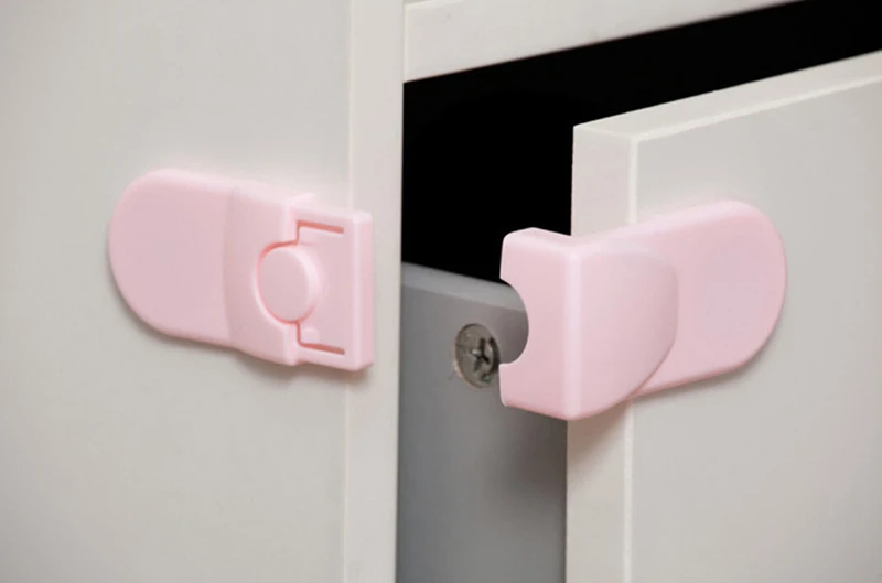 C&oacute;moda cerradura de seguridad para puerta de ni&ntilde;os y beb&eacute;s, cajones para nevera, funcional-3