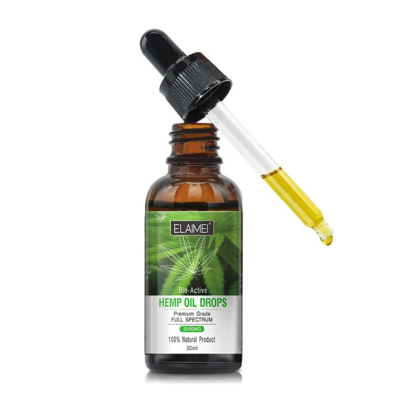 Органические эфирные масла 30 мл масло семян конопли 2000 мг травяные капли снятие