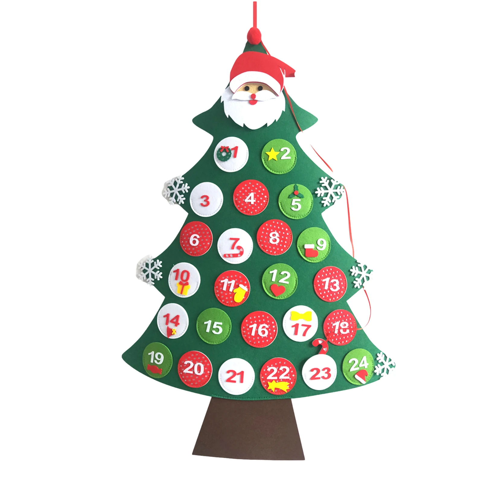 

Baby Montessori Toy DIY Felt Christmas Tree Toddlers BusyBoard Xmas Tree Gift For Boy Girl Door Wall Ornament Decorations