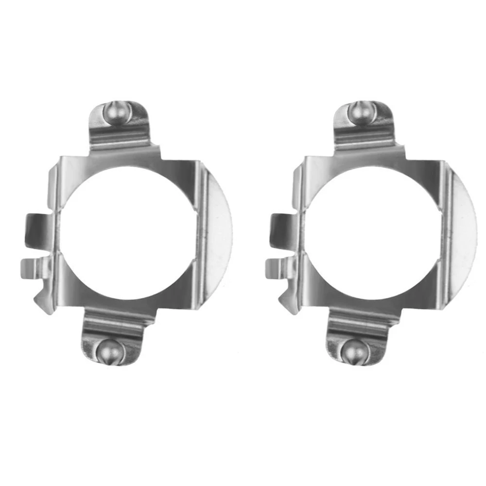 

2Pcs/1 Pair H7 LED Headlight Bulbs Adapters Holders Retainers Fit For Audi BMW Mercedes-Benz Car Accessories Durable Useful