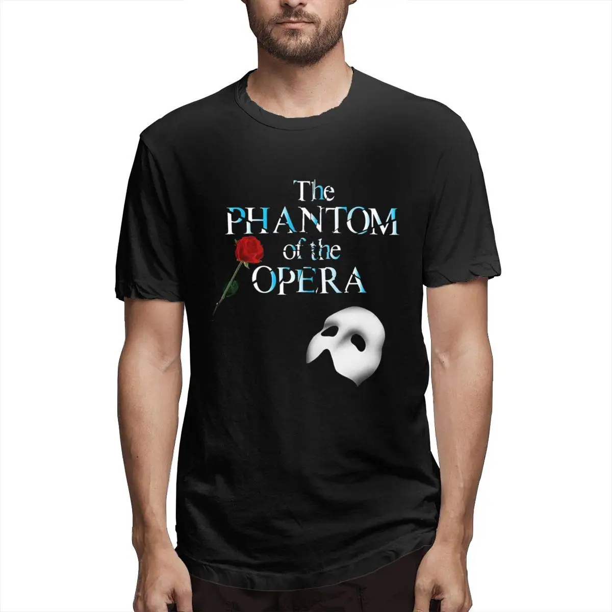 TSDFC Phantom Of The Opera Мужская футболка Черная унисекс wo для мужчин| |