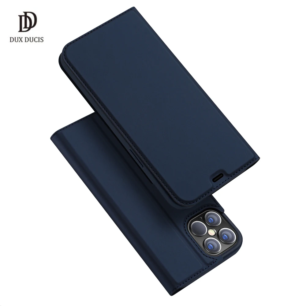 

For iPhone 12 Pro Max Case DUX DUCIS Magnetic Stand Flip PU Wallet Leather Case for iPhone 12 Pro Max Cover With Card Slot