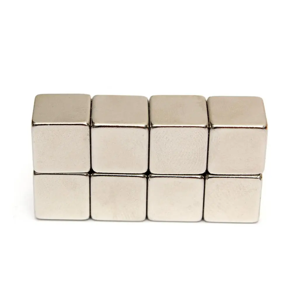 10x10x10mm N50 Rare Earth Magnets 10mmx10mmx10mm Block Cubic Square Super Strong Neodymium Magnets 10*10*10mm Permanent Magnets