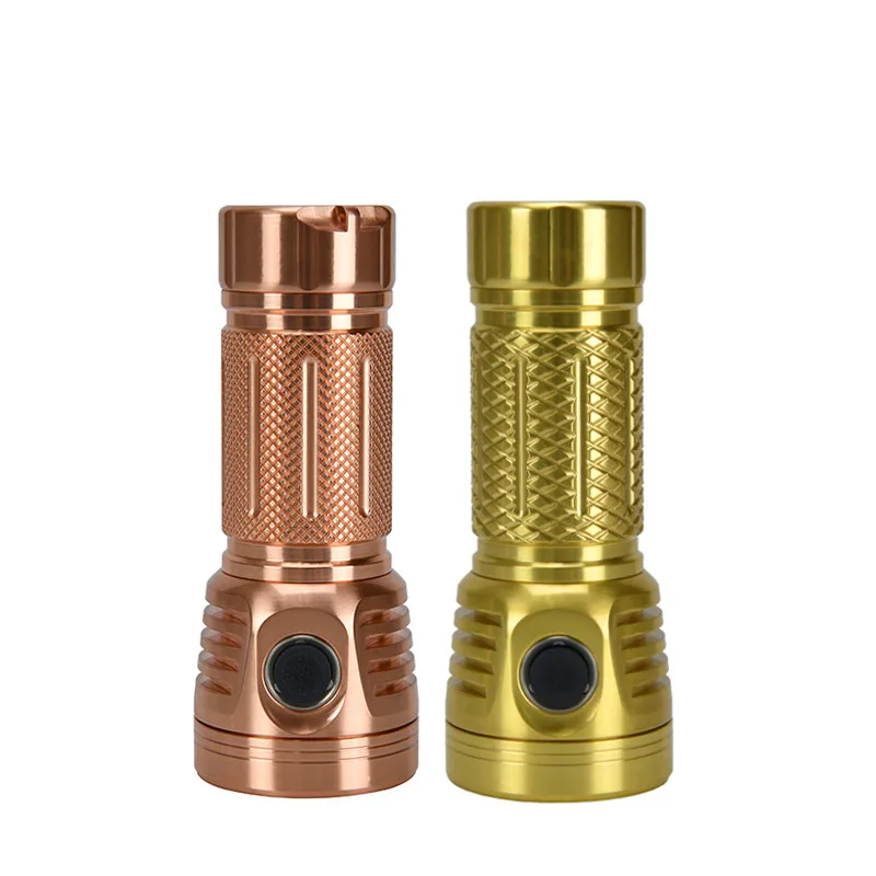 Миниатюрный медный латунный перезаряжаемый фонарик Astrolux MF01 7 * SST20 5500LM Type-C для