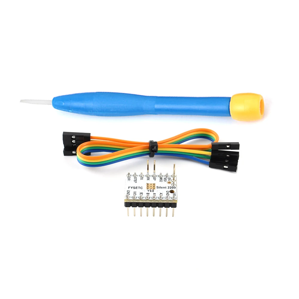5 шт. Драйвер шагового двигателя TMC2209 v2.0 Stepsticks Mute Driver 256 Microsteps ток 2.8A пик 3d принтер части VS TMC2208