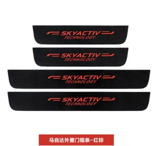 Автостайлинг из искусственной кожи Накладка на порог для Mazda CX5 Аксессуары