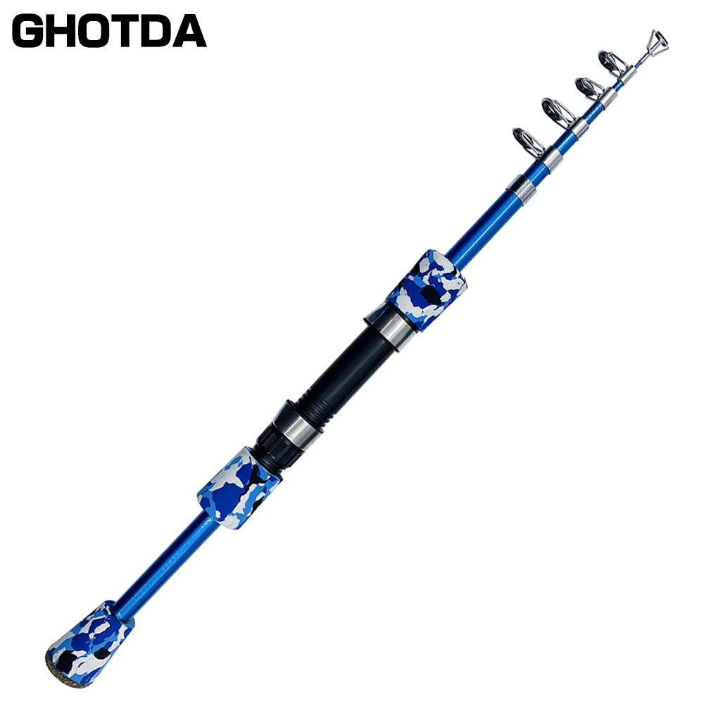 

Подшипник GHOTDA, 8 кг, полный набор удочек для начинающих, Спиннинг/кастинговое удилище и катушка, набор 1,3 м/1,5 м/1,8 м для ловли карпа