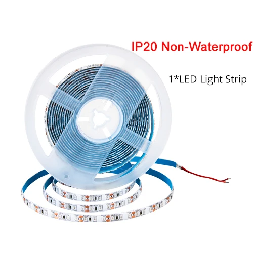 IP20 Only LED Strip EeeToo, Светодиодная лента, водонепроницаемая, DC 12 В, светодиодный, Ночной светильник, гибкая лента fita Lampka, Nocna strip, Ночной светильник, штепсельная вилка, лампа для ЕС и США - Испускаемый цвет: IP20 Only LED Strip
