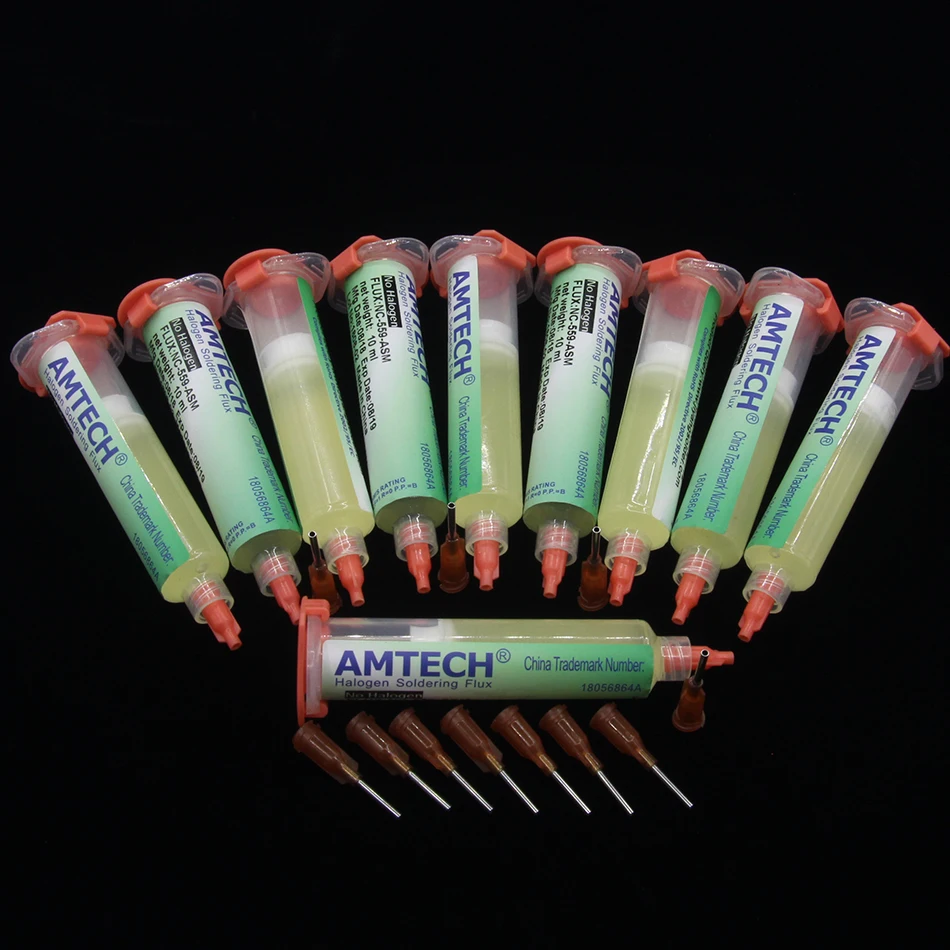 15 шт./лот 100% AMTECH NC 559 ASM поток уборка бесплатно с низким содержанием дыма BGA