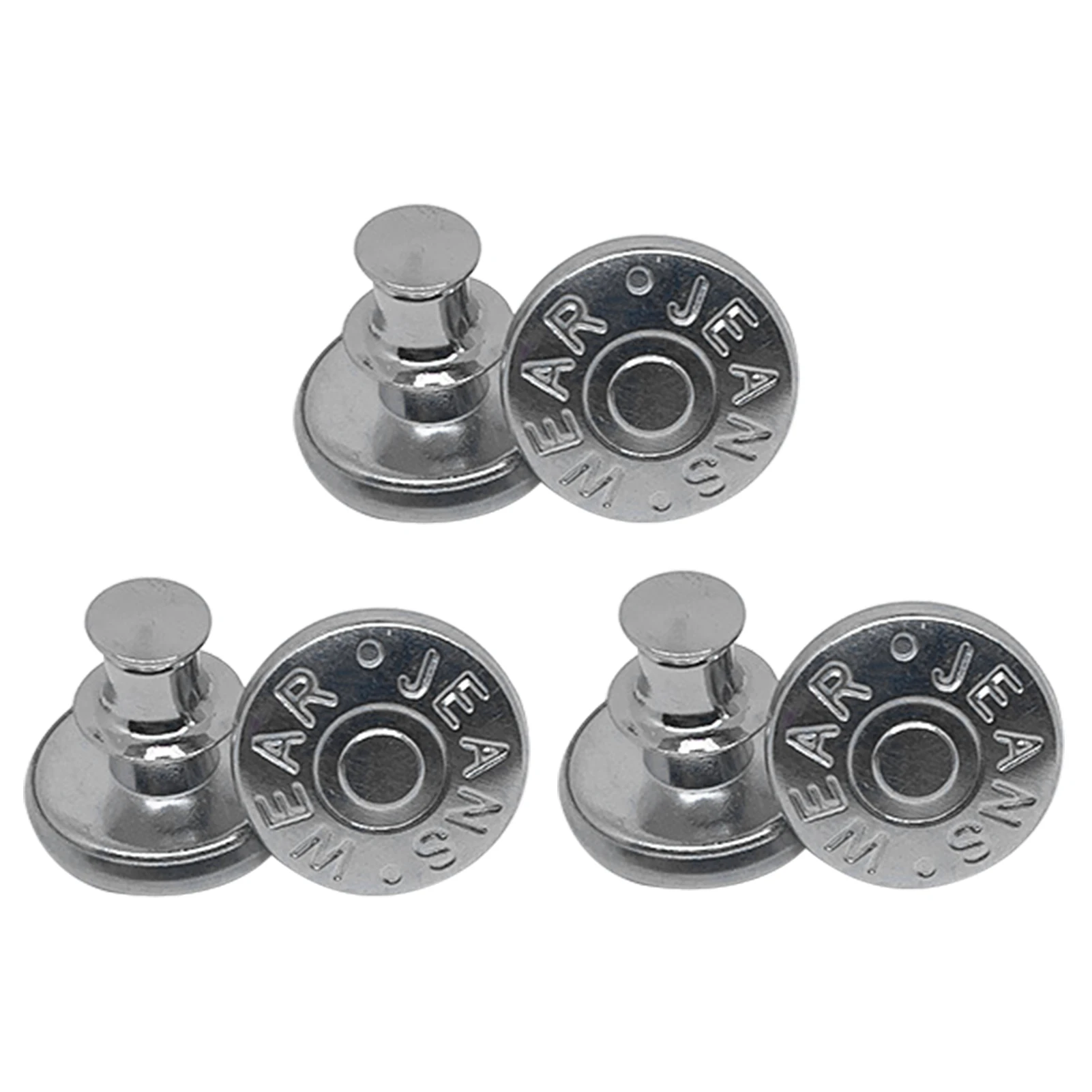 Съемная застежка с тонкой талией 17 мм 6 шт. швейные поделки для брюк одежда сделай