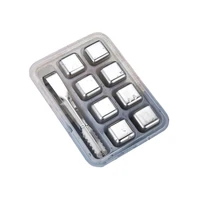 stainless steel ice cubes reusable chilling stones for whiskey wine keep your drink cold longer ice particles