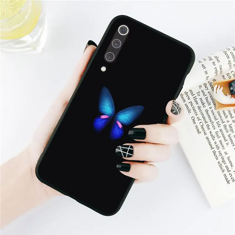 

butterfly cute animal Phone Case For Xiaomi Redmi note 7 8 9 t k30 max3 9 s 10 pro lite Luxury brand shell funda coque