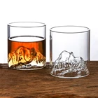 Японское крепление, стеклянная чашка Fuji, термостойкая чайная чашка, прозрачная вода, виски, пива, бокал для вина, тибетская модель