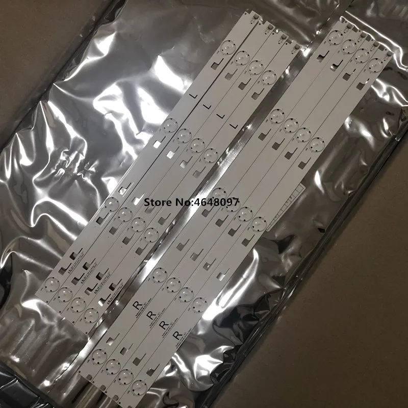 1set=8pcs led backlight strip for SONY 49inch KD-49X8000C SVY490A23_Rev00_5LED-L_150223 SVY490A23_Rev00_5LED-R_150223 | Лампы и