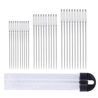nonvor 30pcs large eye hand sewing blunt needles 3 sizes stitching needles art craft handy sewing weaving tools