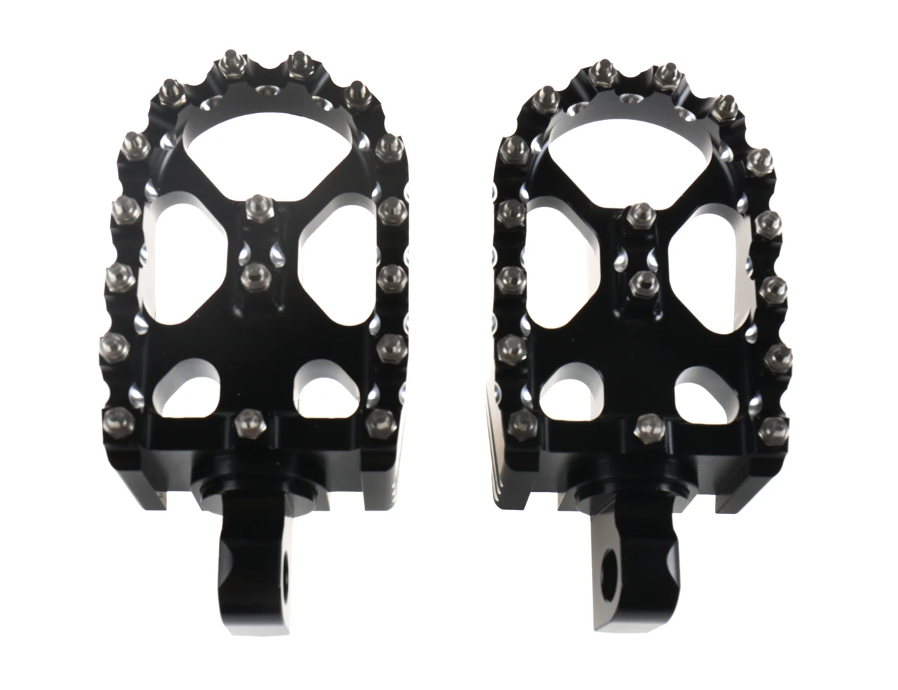 Черные вращающиеся подножки для кросса по индивидуальному заказу Chopper колышки