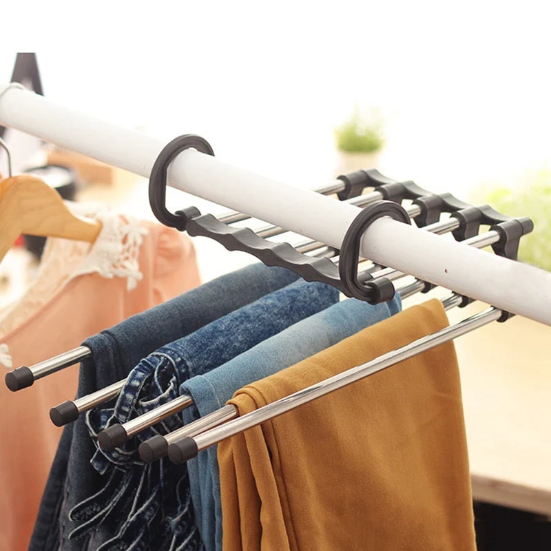 Распродажа вешалки для брюк из нержавеющей стали одежды хранения сушки
