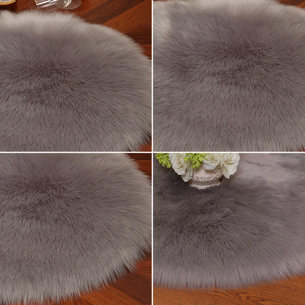 Мягкий ковер из искусственной овчины чехол для стула шерсти теплый ворсистый