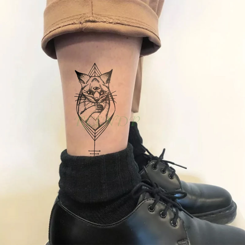 Водостойкая Временная тату-наклейка с буквами номер восемь Милая женская тату